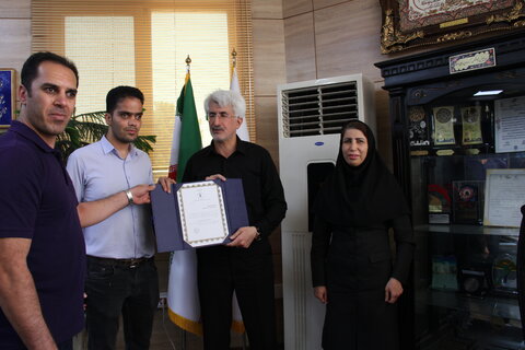 تقدیر رئیس فدراسیون نابینایان و کم بیینایان کشور از مدیر کل بهزیستی فارس