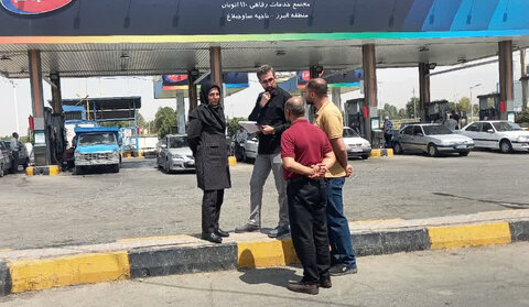 ساوجبلاغ | بازدید میدانی از مجتمع های بین راهی ۱۱۰ و ایران زمین توسط تیم تخصصی کمیته فنی مناسب سازی