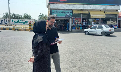 ساوجبلاغ | بازدید میدانی از مجتمع های بین راهی ۱۱۰ و ایران زمین توسط تیم تخصصی کمیته فنی مناسب سازی