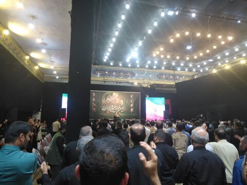 حضور مدیران و کارکنان  بهزیستی خوزستان در مراسم اربعین شهدای جنگ تحمیلی ۱۲ روزه