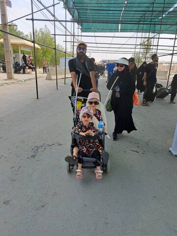 گزارش تصویری| جلوه هایی دیدنی از حضور کودکان در مرز مهران