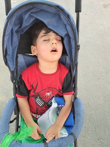 گزارش تصویری| جلوه هایی دیدنی از حضور کودکان در مرز مهران