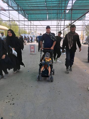 گزارش تصویری| جلوه هایی دیدنی از حضور کودکان در مرز مهران