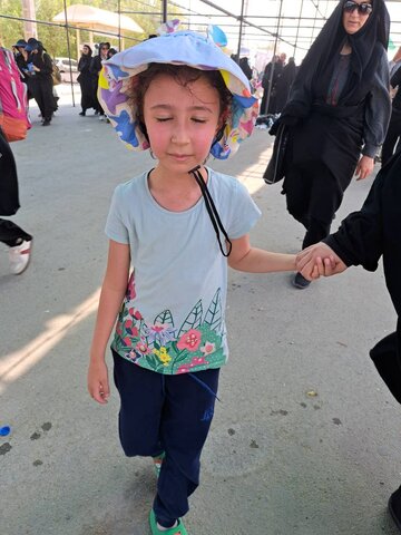 گزارش تصویری| جلوه هایی دیدنی از حضور کودکان در مرز مهران