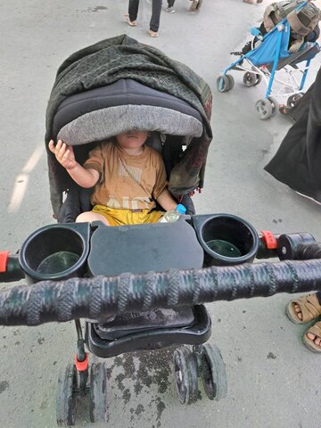 گزارش تصویری| جلوه هایی دیدنی از حضور کودکان در مرز مهران