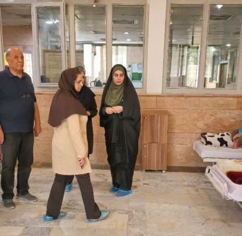 ارزیابی میدانی مرکز سالمندان لبخند زندگی توسط بازرسان کشوری و استانی