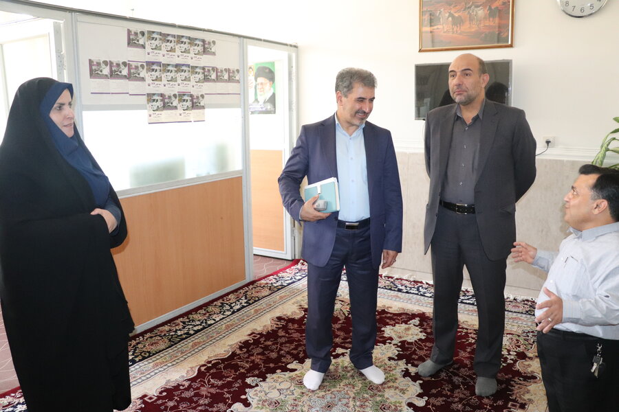گزارش تصویری| بازدید مدیرکل دفتر مرکزی حراست سازمان بهزیستی کشور از مراکز بهزیستی در استان چهارمحال و بختیاری