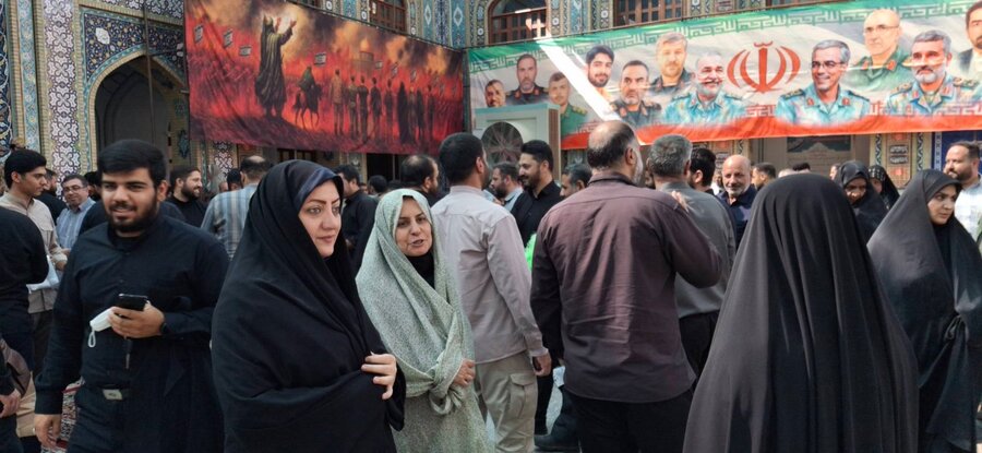 شهرری | حضور پرشور در مراسم گرامیداشت چهلم شهدای جنگ تحمیلی رژیم صهیونیستی