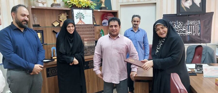 اسلامشهر | آئین تودیع و معارفه مسئول حراست اداره بهزیستی برگزار شد