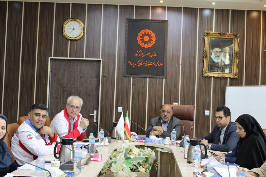 جلسه مشترک بهزیستی وهلال احمر