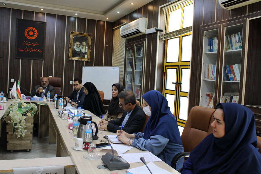 جلسه مشترک بهزیستی وهلال احمر