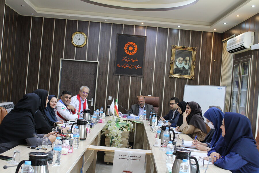 جلسه مشترک بهزیستی وهلال احمر