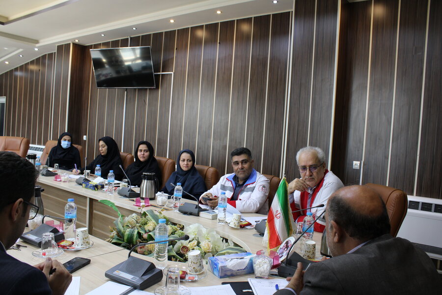 جلسه مشترک بهزیستی وهلال احمر