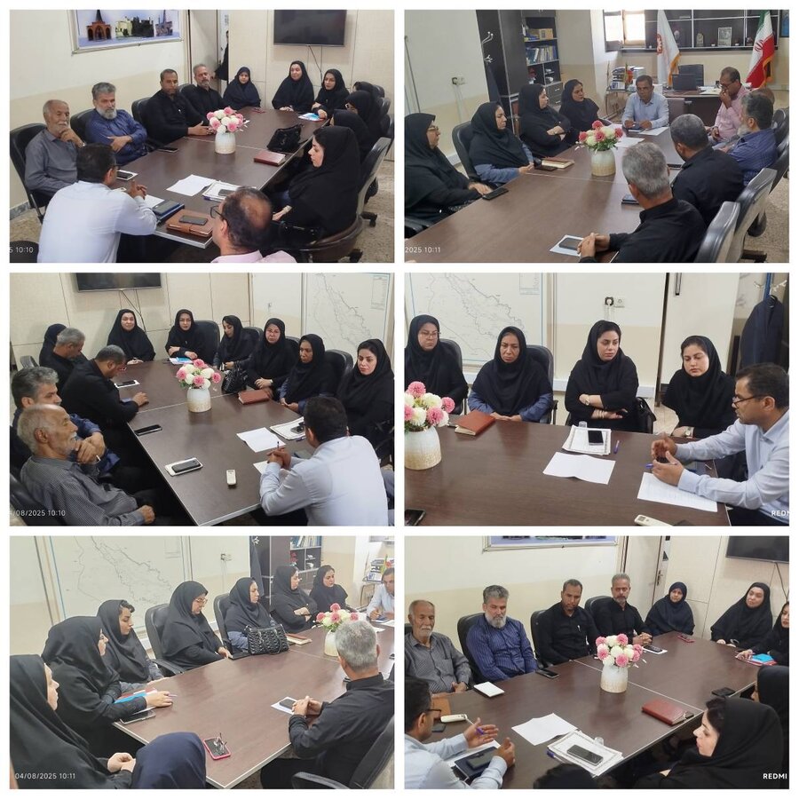 شوش|برگزاری دومین نشست هماهنگی ستاد اربعین بهزیستی 