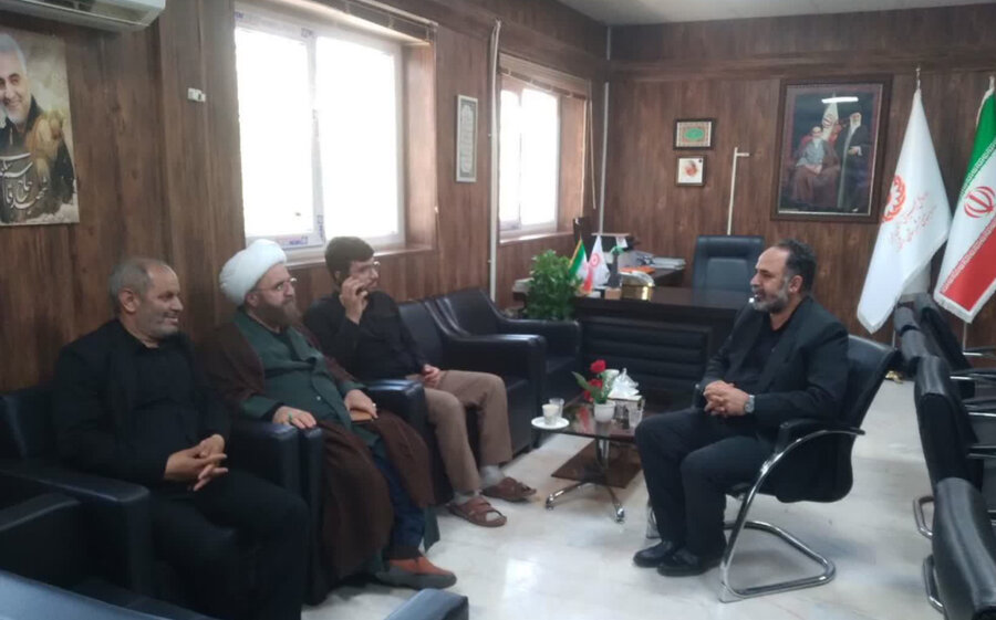 اشتهارد | امام جمعه و رئیس کمیته امداد (ره) با رئیس بهزیستی دیدار کردند