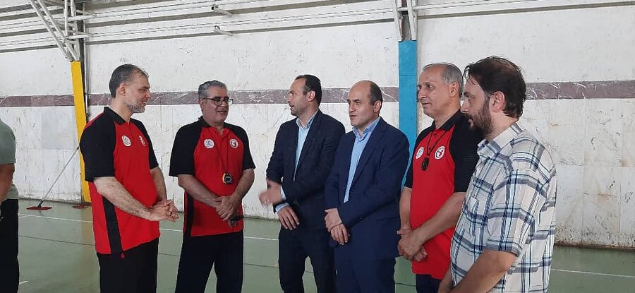 اردوی آمادگی تیم ملی والیبال نشسته ایران در رشت