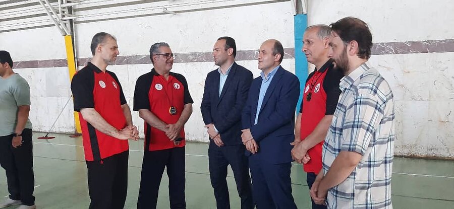 حضور مدیرکل بهزیستی گیلان؛در اردوی آمادگی تیم ملی والیبال نشسته ایران در رشت