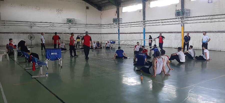 اردوی آمادگی تیم ملی والیبال نشسته ایران در رشت