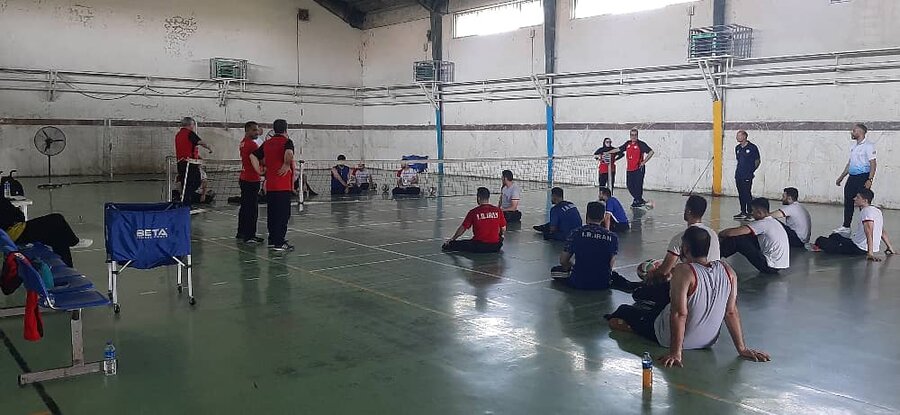 اردوی آمادگی تیم ملی والیبال نشسته ایران در رشت