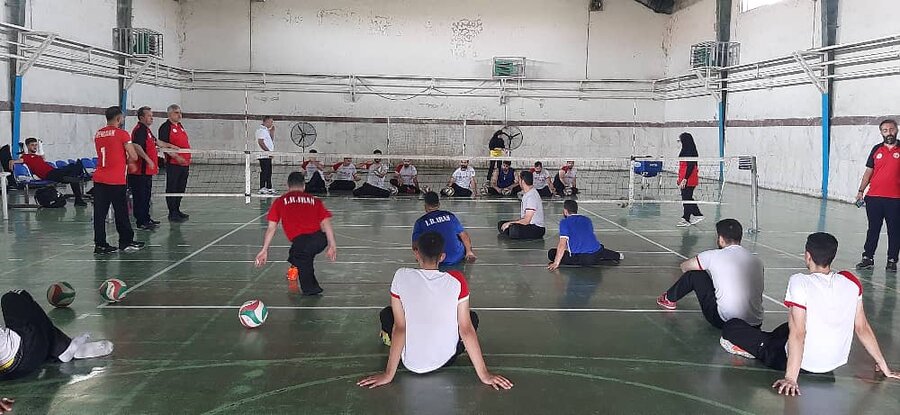 اردوی آمادگی تیم ملی والیبال نشسته ایران در رشت