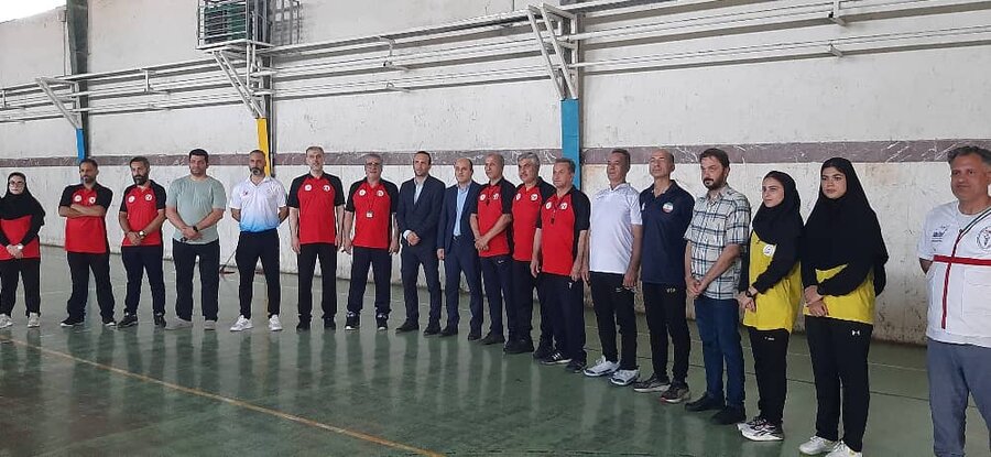 اردوی آمادگی تیم ملی والیبال نشسته ایران در رشت