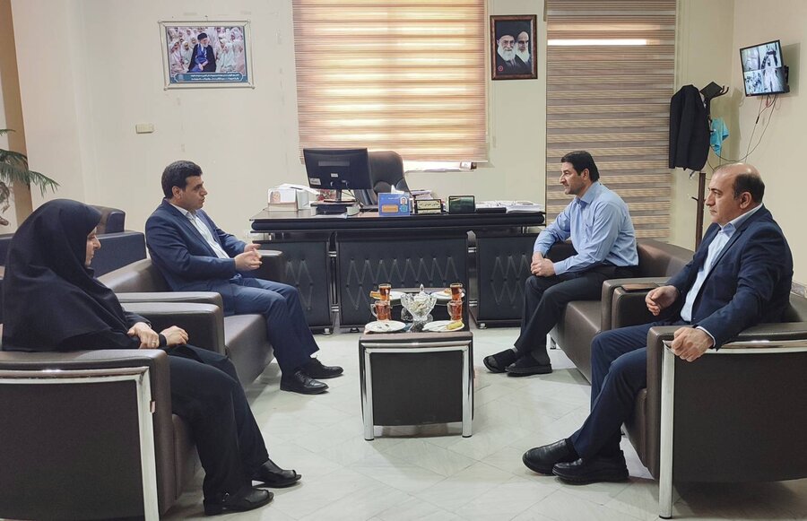  مدیر کل اداره کار و رفاه اجتماعی استان  با مدیر کل بهزیستی دیدار کرد