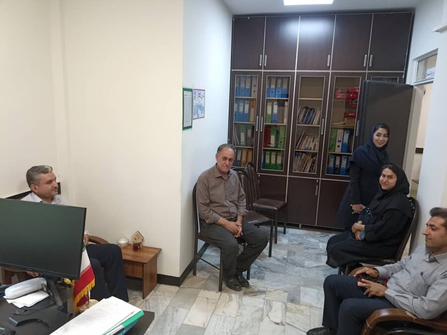 جلسه هم اندیشی بهزیستی و بیمارستان بعثت جهت سنجش شنوایی نوزادان در سنندج