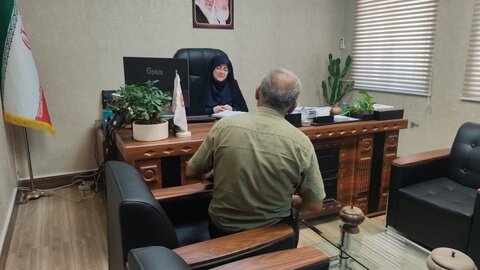 ساوجبلاغ | ملاقات مردمی رئیس بهزیستی شهرستان ساوجبلاغ با جامعه هدف محترم