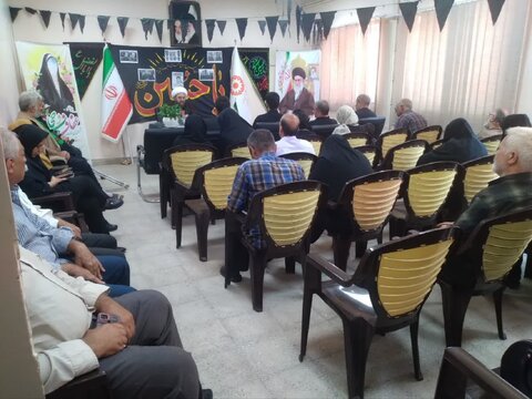 مراسم گرامیداشت چهلمین روز شهدای اقتدار ایران اسلامی در اشتهارد برگزار شد