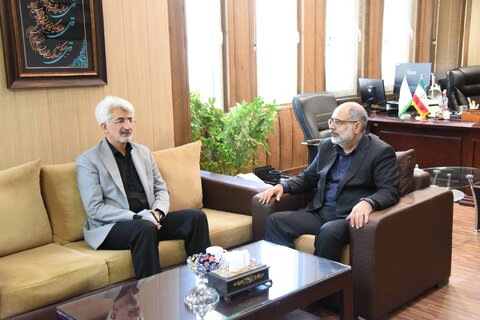 جلسه مدیر کل و مسئول بازرسی بهزیستی فارس با  اکرمی مدیر کل بازرسی منطقه ۳ کشور