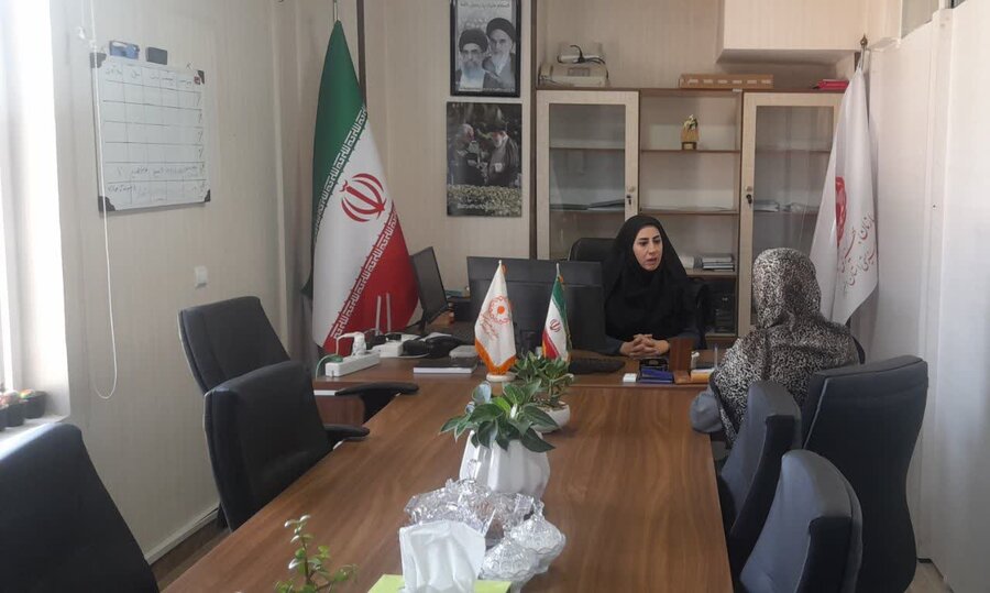 چهارباغ | ملاقات رئیس اداره بهزیستی شهرستان چهارباغ با جامعه هدف محترم
