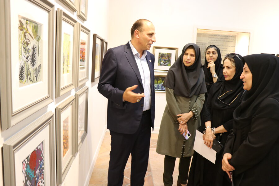 تجلی نگاه متفاوت زنان دارای اختلالات شناختی ارومیه در خانه هنرمندان تهران