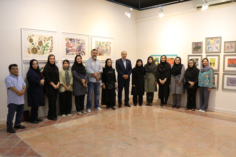 تجلی نگاه متفاوت زنان دارای اختلالات شناختی ارومیه در خانه هنرمندان تهران