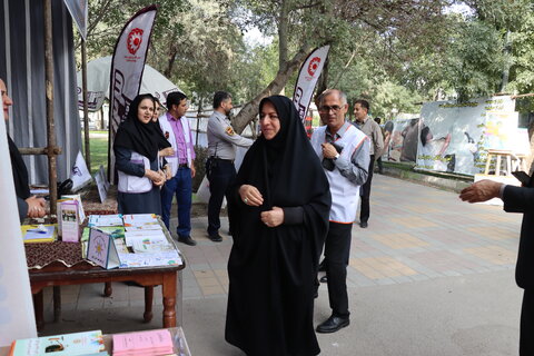 گزارش تصویری| برگزاری نمایشگاه پیشگیری از آسیب های اجتماعی