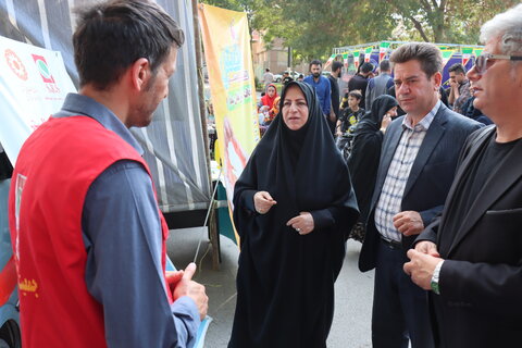 گزارش تصویری| برگزاری نمایشگاه پیشگیری از آسیب های اجتماعی