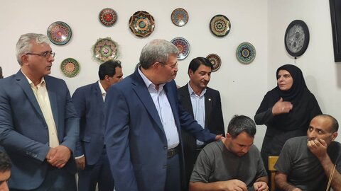 گزارش تصویری از افتتاح مرکز اعصاب و روان مردان و خانه امن در لرستان با حضور رئیس سازمان بهزیستی کشور