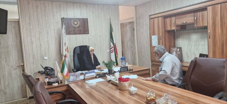 شهریار | برگزاری ملاقات مردمی رئیس اداره بهزیستی شهرستان با مددجویان