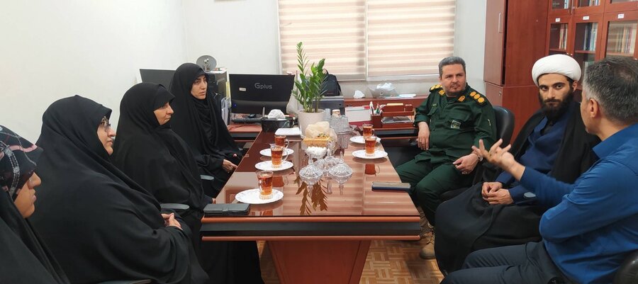 شهرتهران | بازدید فرمانده ناحیه مقاومت بسیج شهید محلاتی و مسئولین از مرکز شهید نواب صفوی 