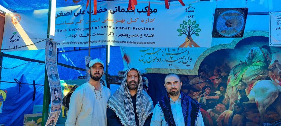 حضور معاون امور فرهنگی بهزیستی کشور در عمود ۱۱۸۲