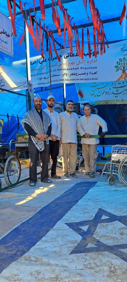 بازدید بابک قانعی از موکب عمود ۱۱۸۲