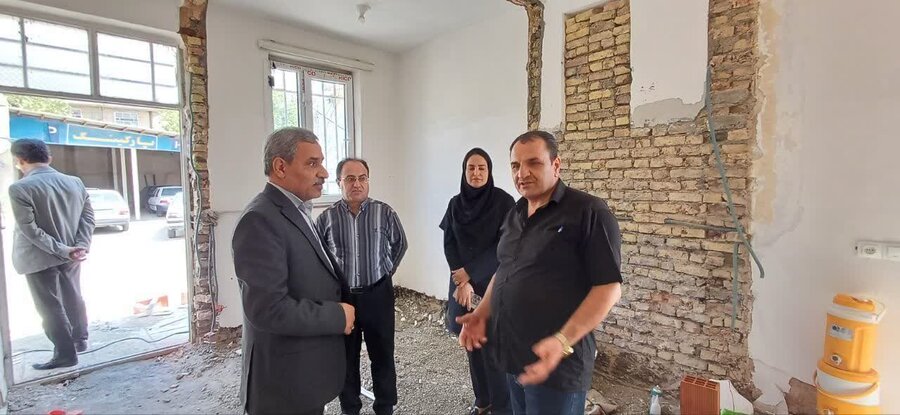 بازدید مدیرکل بهزیستی کردستان از ساختمان اورژانس اجتماعی مریوان