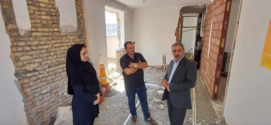بازدید مدیرکل بهزیستی کردستان از ساختمان اورژانس اجتماعی مریوان