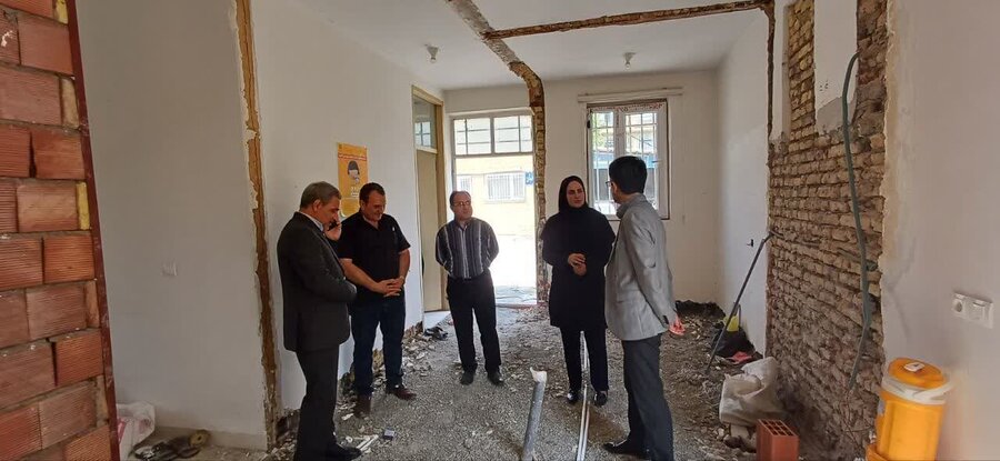 بازدید مدیرکل بهزیستی کردستان از ساختمان اورژانس اجتماعی مریوان