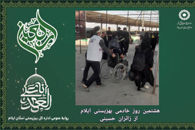 گزارش تصویری| هشتمین روز خادمی مجموعه بهزیستی ایلام از زائران حسینی