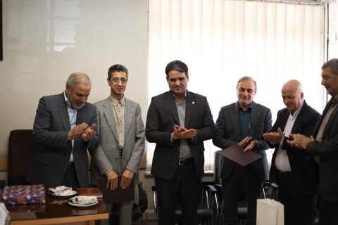 مراسم تکریم و معارفه رئیس اداره پذیرش