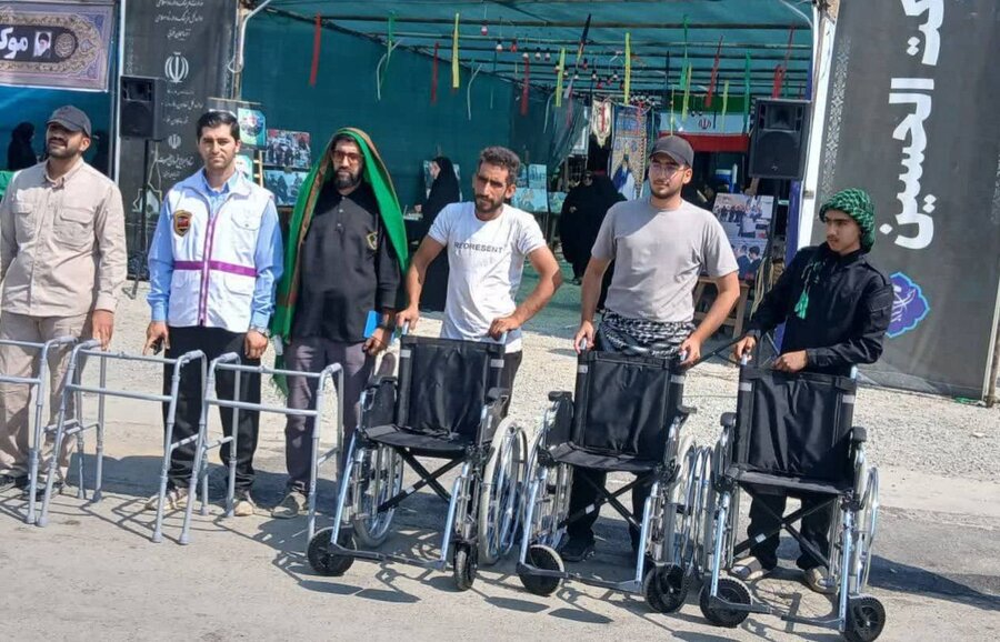 حضور فعال اورژانس اجتماعی و اداره بهزیستی پیرانشهر در مسیر زائران اربعین و خدمت‌رسانی به مددجویان