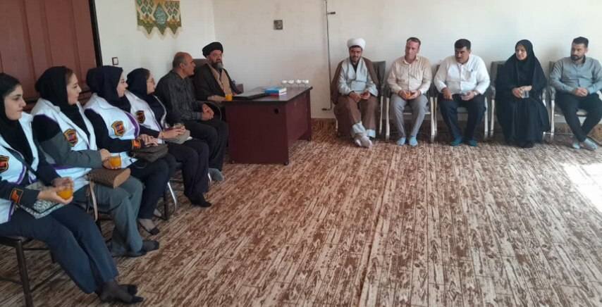 دیدار رئیس بهزیستی شهرستان میاندوآب با امام جمعه شهرستان باروق