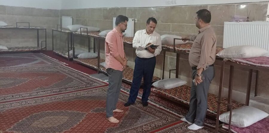 بازدید میدانی کارشناس پیشگیری استان از کمپ جدیدالتأسیس ترک اعتیاد در مهاباد
