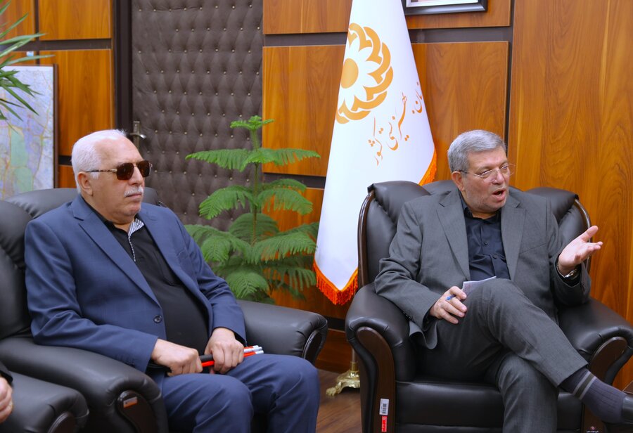 جلسه رئیس سازمان بهزیستی کشور با انجمن نابینایان