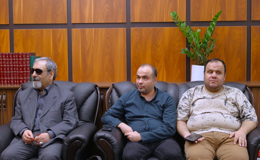 جلسه رئیس سازمان بهزیستی کشور با انجمن نابینایان